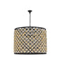Madison 12 light Matte Black Chandelier Golden Teak (Smoky) Royal Cut Crystal