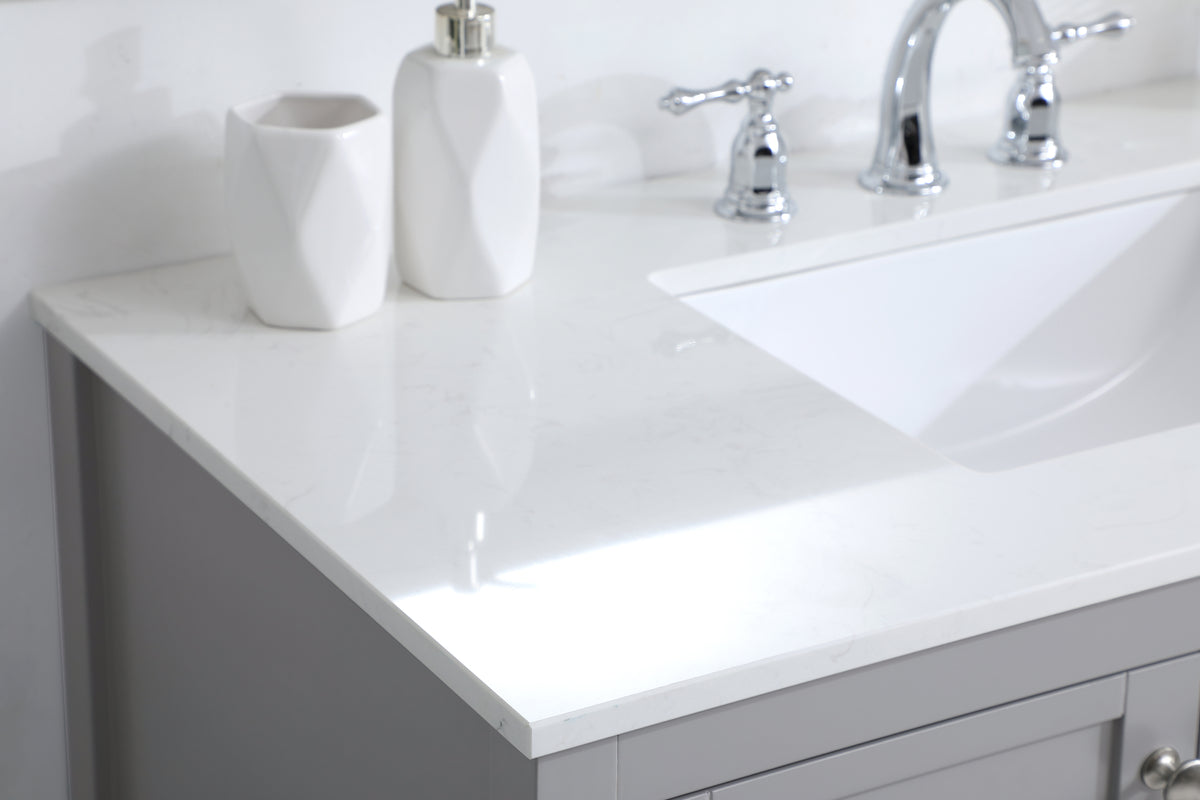 42 inch Single Bathroom Vanity in Gray