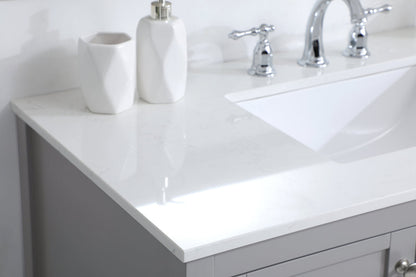 42 inch Single Bathroom Vanity in Gray