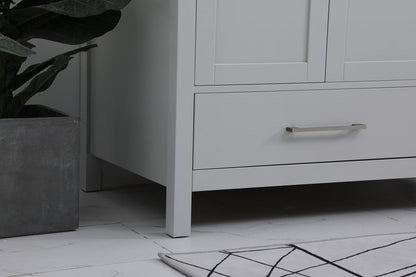42 inch Single Bathroom Vanity in Gray with Backsplash