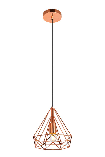 Jago Collection Pendant D9.8 H9.8 Lt:1 Copper Finish