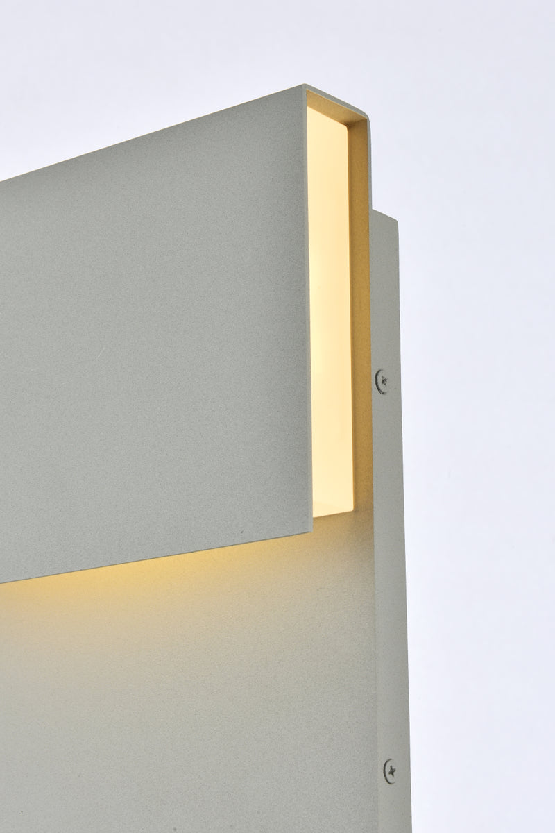 Raine Integrated LED wall sconce  in silver