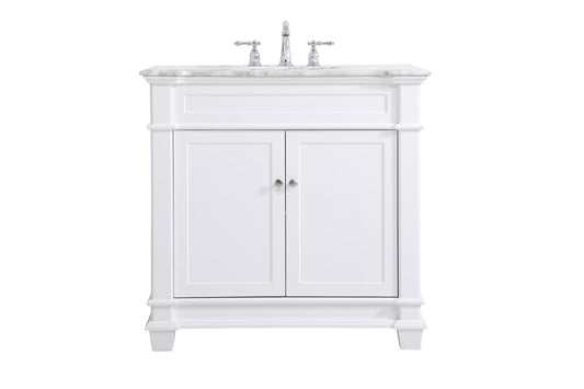 36 inch Single Bathroom Vanity set in White