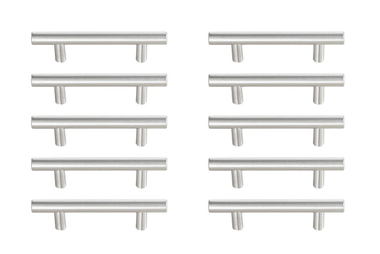 Quinn 3" Center to Center Brushed Nickel Bar Pull Multipack (set of 10)