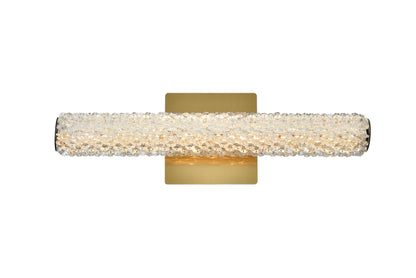 Bowen 18 inch Adjustable LED Wall Sconce in Satin Gold