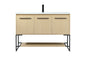 48 inch Single bathroom vanity in maple