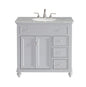 36 In. Single Bathroom Vanity Set In Light Grey