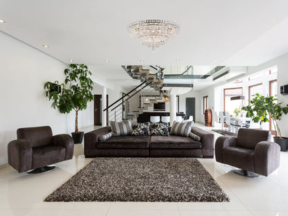 Tranquil 21 light Chrome Flush Mount Clear Royal Cut Crystal