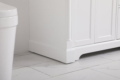 36 inch Single bathroom vanity in  White