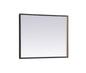 Pier 24x30 inch LED mirror with adjustable color temperature 3000K/4200K/6400K in black