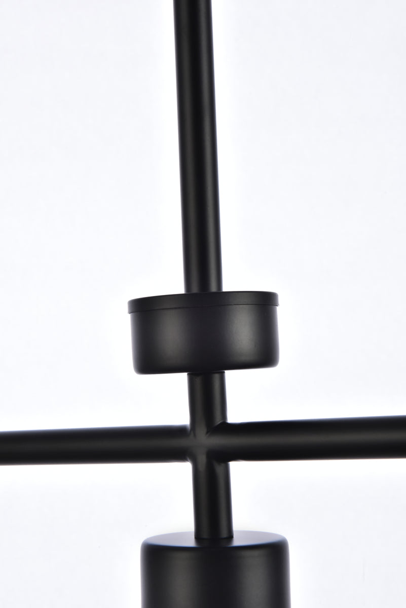 Mera 3 lights black pendant