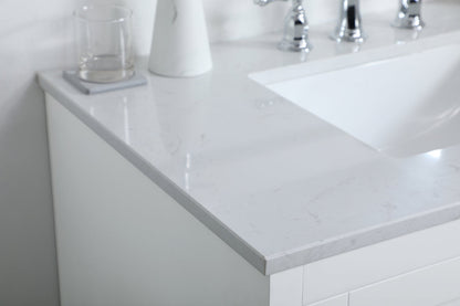 36 inch Single Bathroom Vanity in White