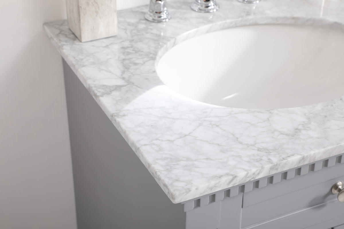 24 inch Single bathroom vanity in  Grey