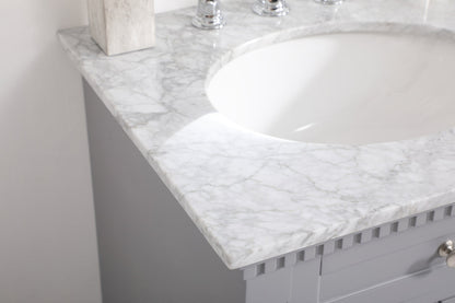 24 inch Single bathroom vanity in  Grey