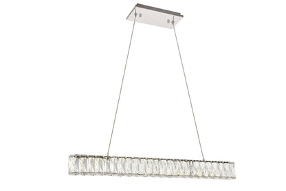 Monroe Integrated LED chip light Chrome Chandelier Clear Royal Cut Crystal