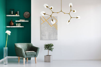 Cavoli 61 inch Chandelier in Brass