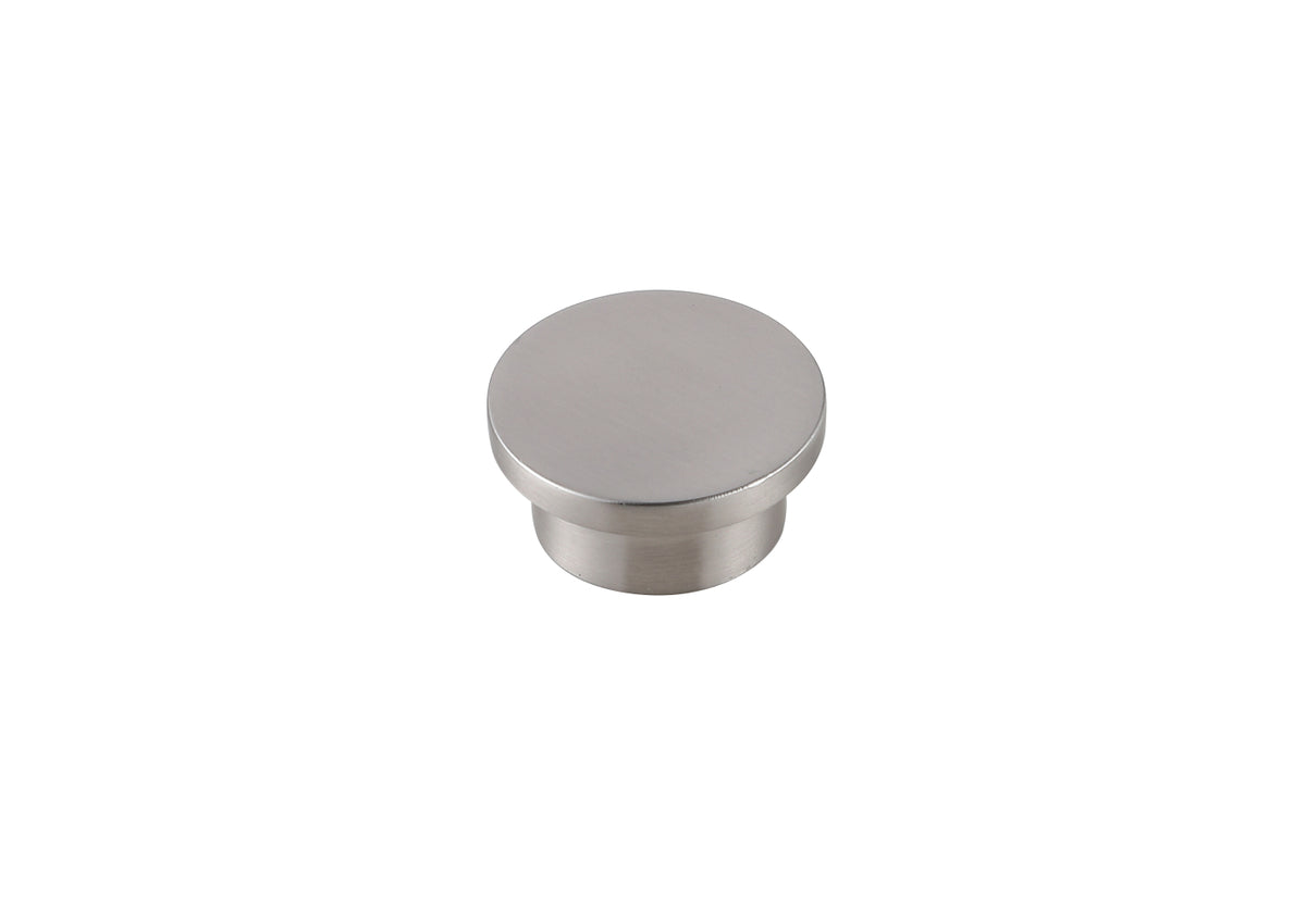 Trovon 1.6" Diameter Brushed Nickel  Oversize Round Knob Multipack (Set of 10)
