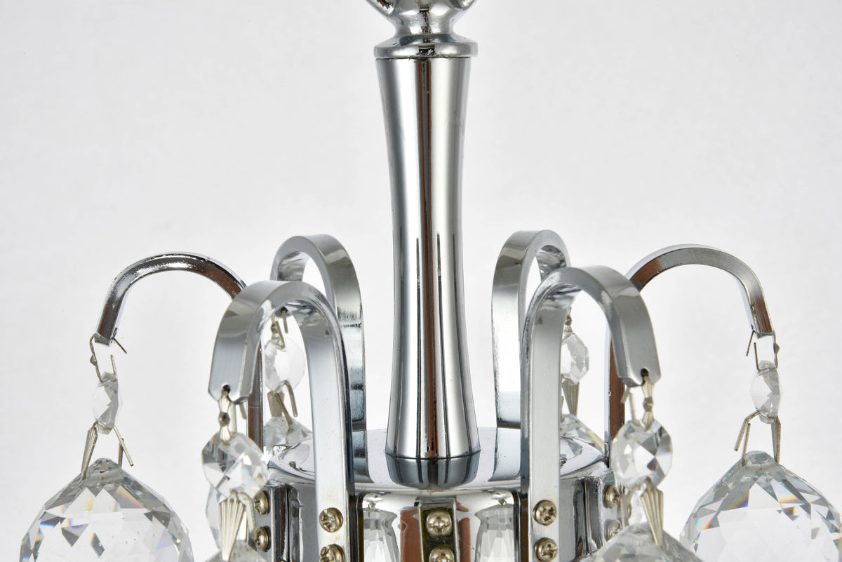 Toureg 3 light Chrome Pendant Clear Royal Cut Crystal