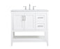 36 inch Single Bathroom Vanity in White