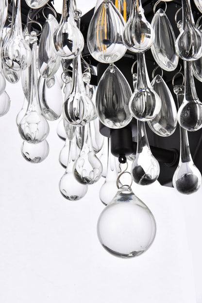 Nordic 1 light black wall sconce