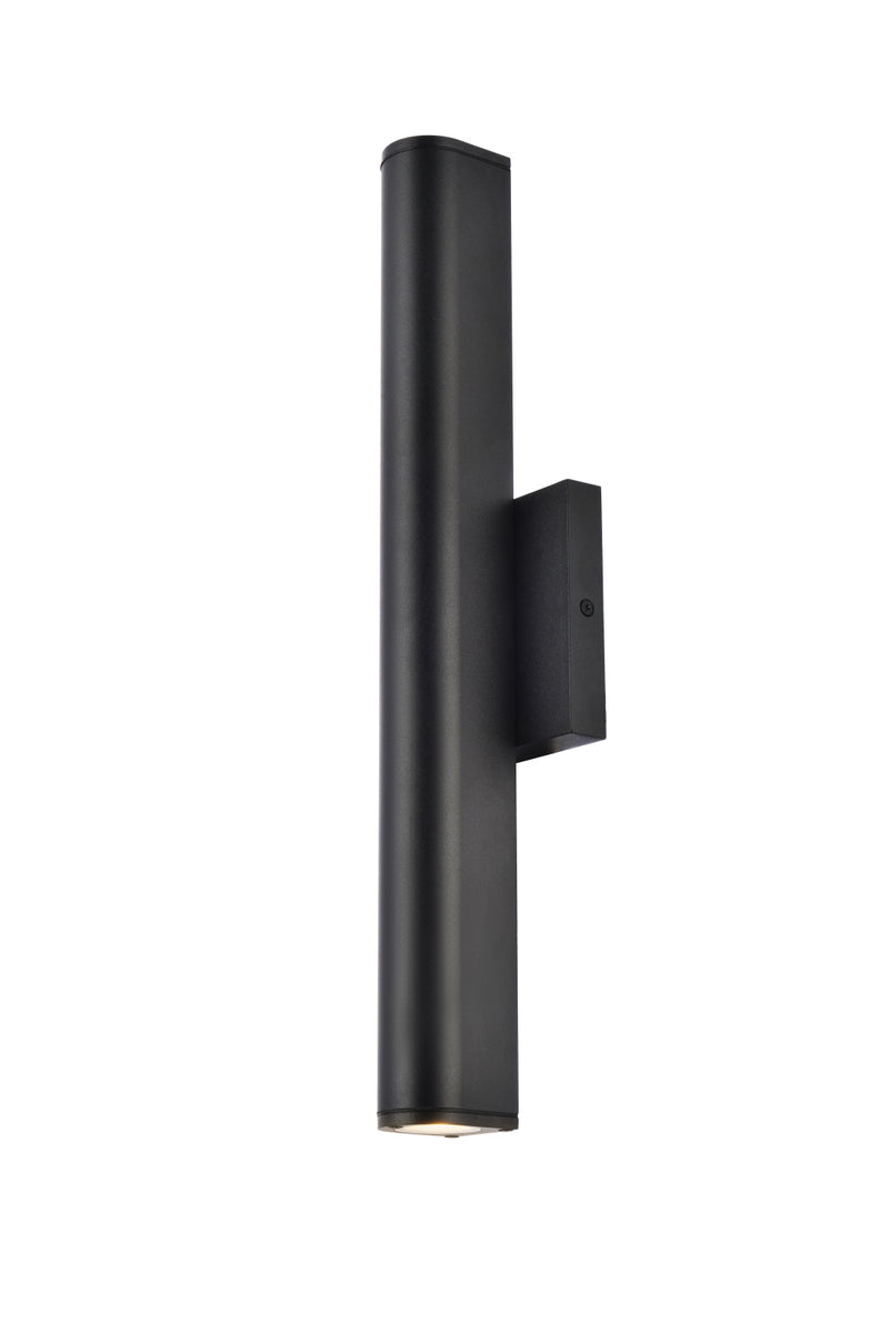 Raine Integrated LED wall sconce in black