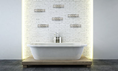 Valetta Integrated LED chip light Chrome Wall Sconce Clear Royal Cut Crystal