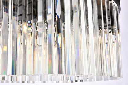 Sydney 8 light Matte Black Chandelier Clear Royal Cut Crystal