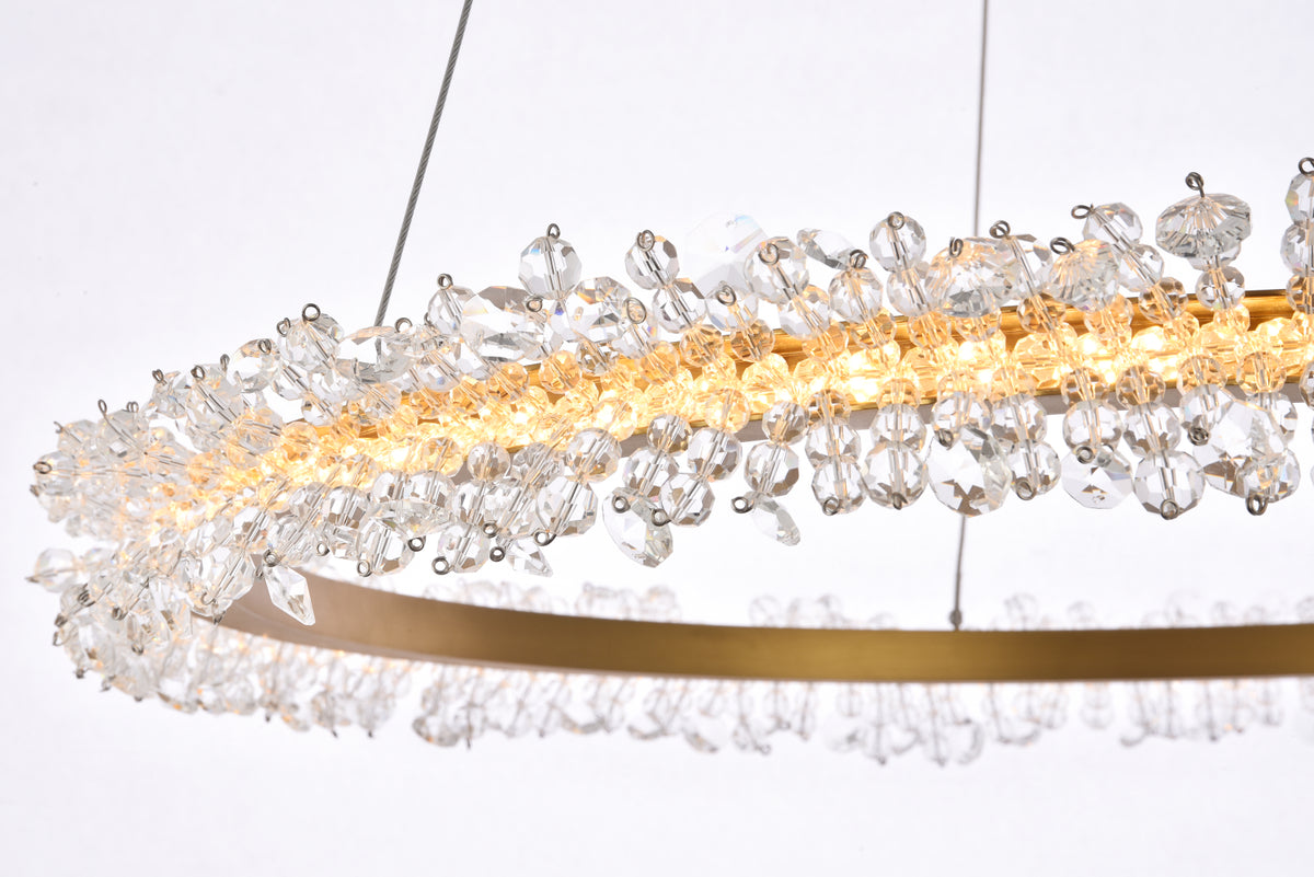 Laurel LED 26 inch Gold pendant