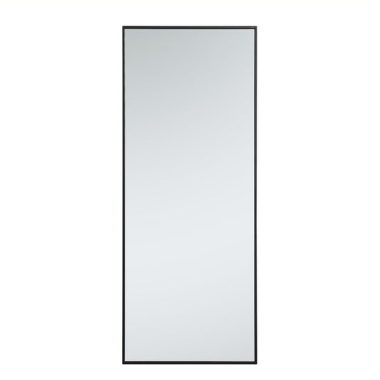 Metal frame rectangle mirror 24 inch in Black