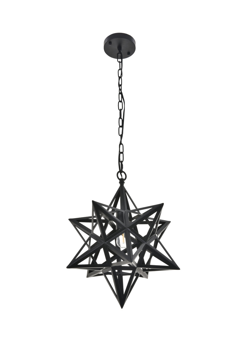 Nocturne 1 light black Pendant