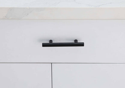 Quinn 3" Center to Center Matte Black Bar Pull Multipack (set of 10)