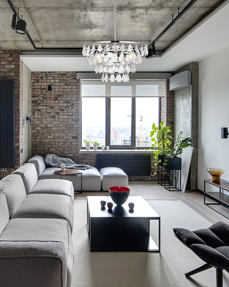 Ella 20 inch pendant in chrome