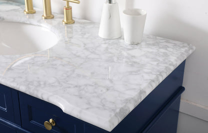 48 inch Single Bathroom Vanity set in Blue