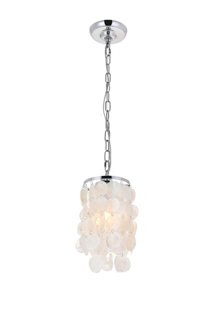 Selene 1 light Chrome Pendant