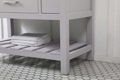 42 inch Single bathroom vanity in grey