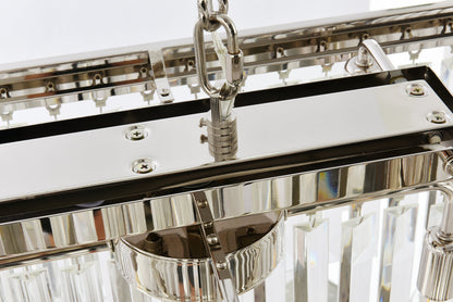 Sydney 12 light polished nickel Chandelier Clear Royal Cut Crystal