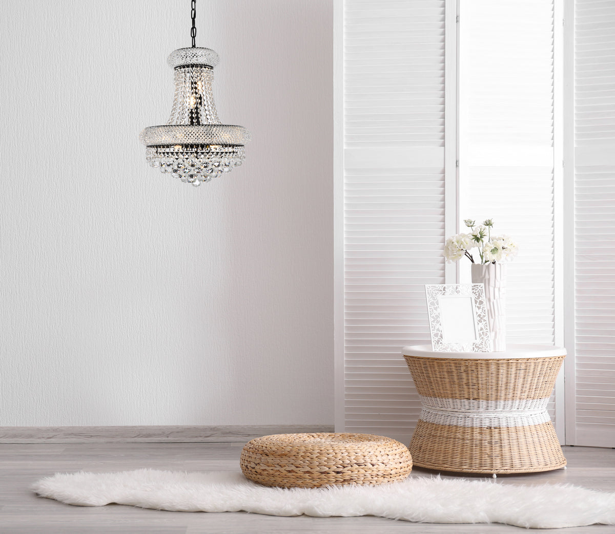 Primo 16 inch black pendant