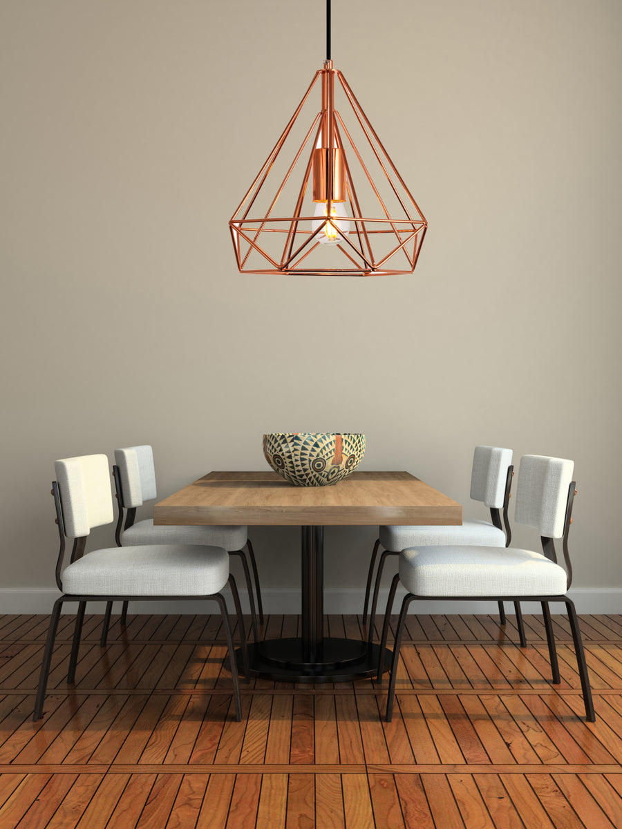 Jago Collection Pendant D9.8 H9.8 Lt:1 Copper Finish