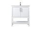 30 Inch SIngle Bathroom Vanity In White