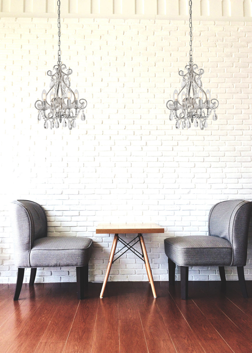 Kato Collection Pendant D12.6 H16.3 Lt:4 Chrome Finish