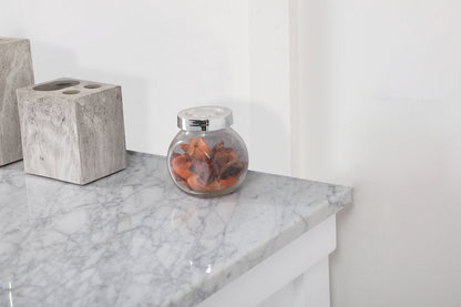 60 inch Single bathroom vanity in white