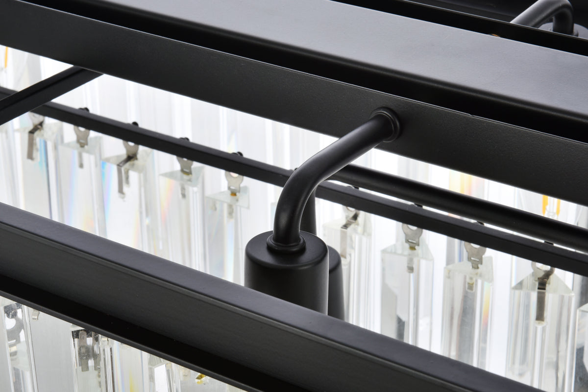 Sydney 12 light Matte Black Chandelier Clear Royal Cut Crystal