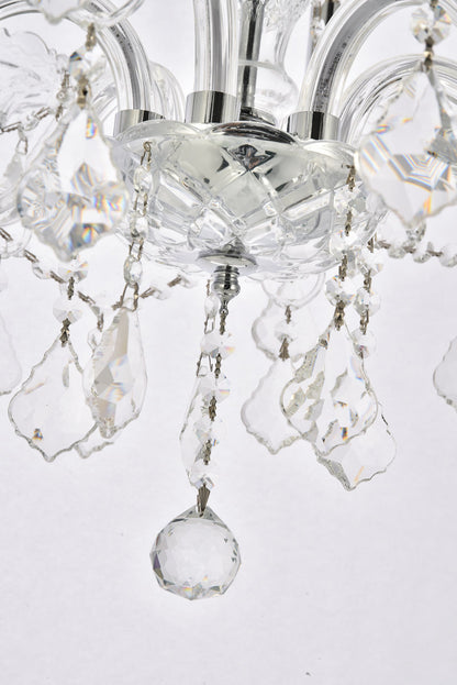 Verona 6 light Chrome Chandelier Clear Royal Cut Crystal