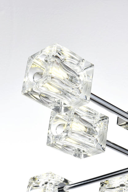 Lyra 32 inch Flush Mount in Chrome