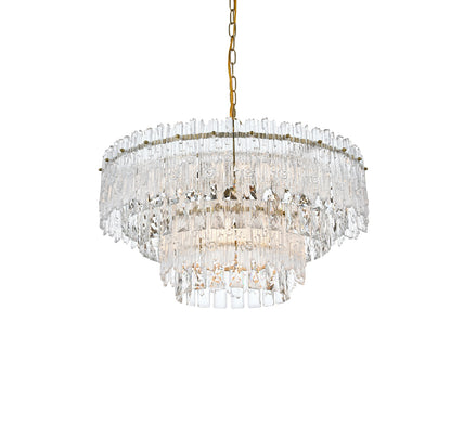 Emilia 21 inch Pendant Light in Satin Gold