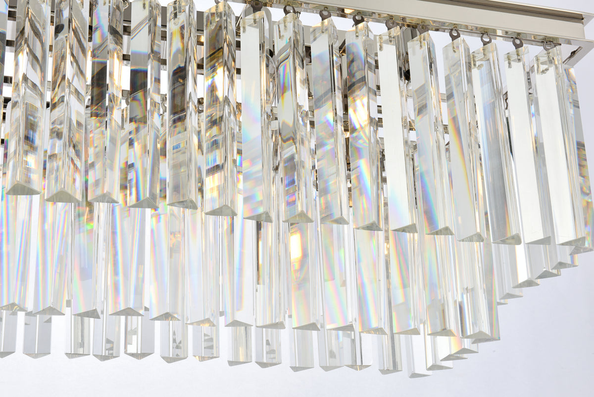 Sydney 12 light polished nickel Chandelier Clear Royal Cut Crystal