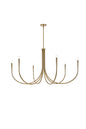 Layne 55 inch chandelier in Gold