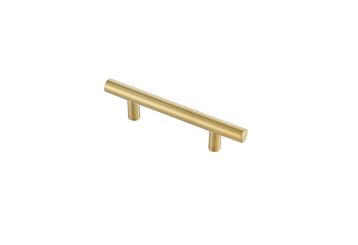 Quinn 3" Center to Center Brass Bar Pull Multipack (set of 10)