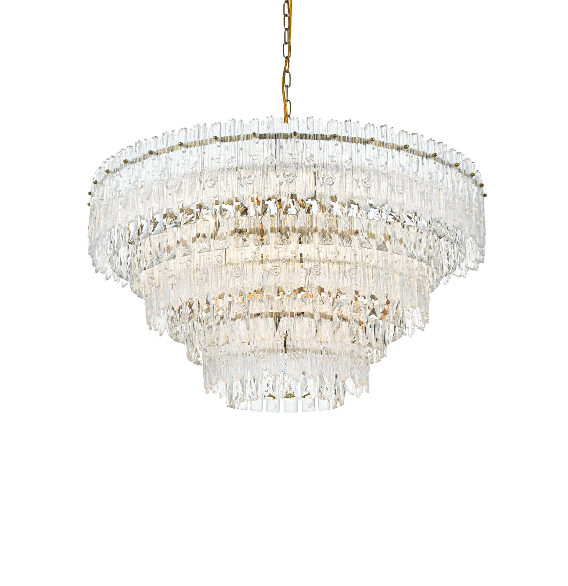 Emilia 31 inch Pendant Light in Satin Gold