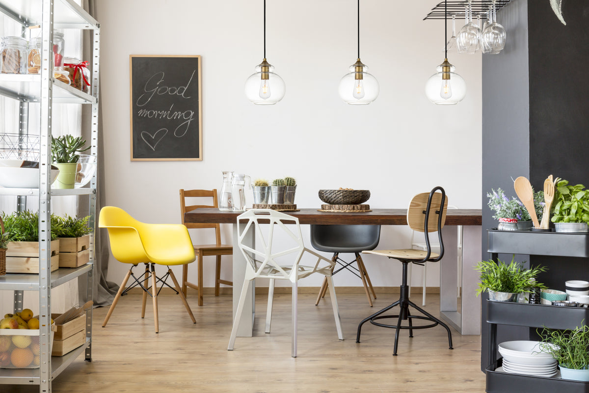 Destry 1 Light Brass Pendant With Clear Glass